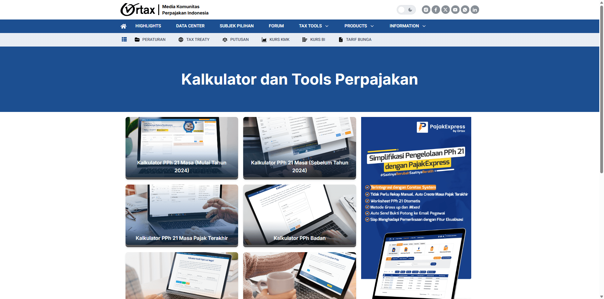 Tax Tools & Calculator